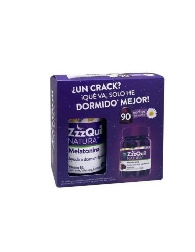 ZZZQUIL NATURA 90 GOMINOLAS (60+30)